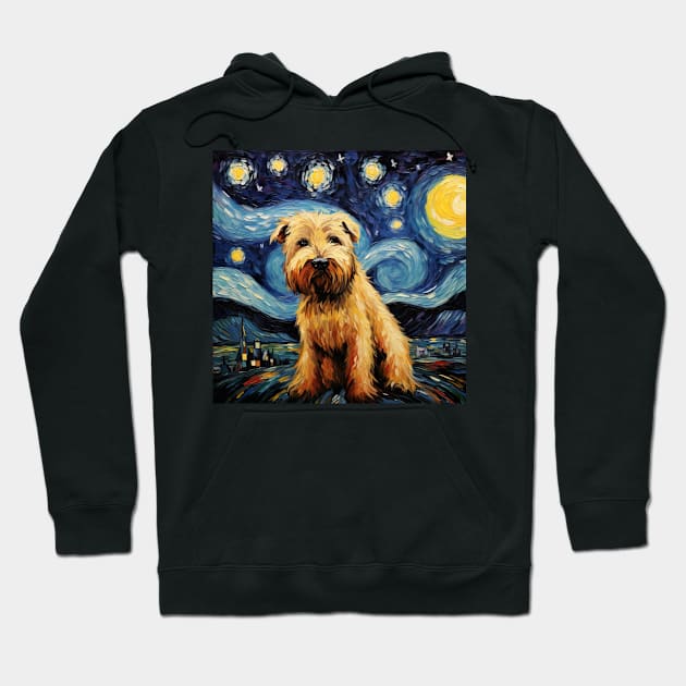 Irish Terrier Starry Night Hoodie by NatashaCuteShop